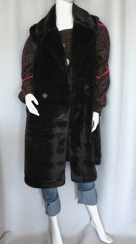 Hippie pelzweste faux fur - pelzweste,