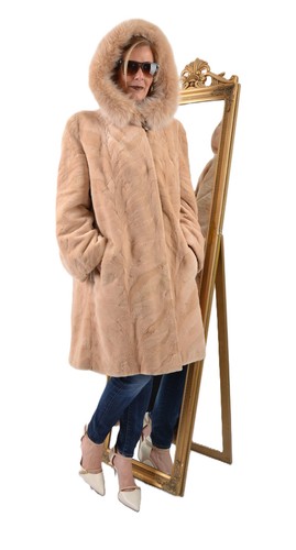 A5987 nerzjacke echt pelz - a5987,