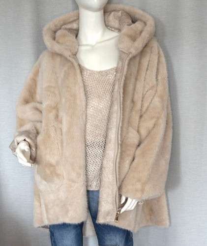 Wende nerz pelzjacke fake fur - wende,