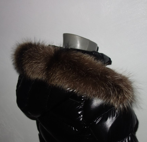 Waschbär pelz kapuze kragen - waschbär,