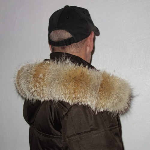 Coyote pelz kapuzen kragen - kapuzen,