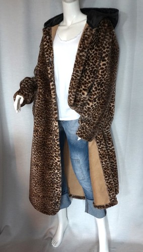 Leo fake fur mantel - fur,