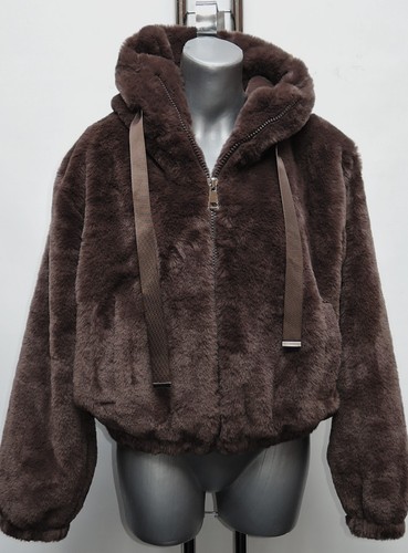 Stylishe kunstpelz jacke - kunstpelz,