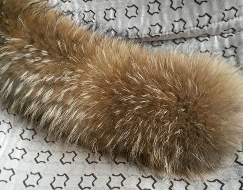 Waschbär pelz kapuze kragen - waschbär,